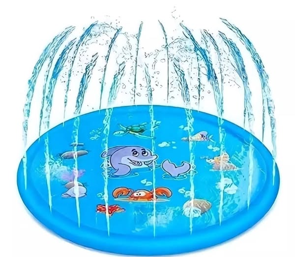 "AQUALOCO™! 🌊✨Piscina Alfombra Lanza Agua 170 Cm